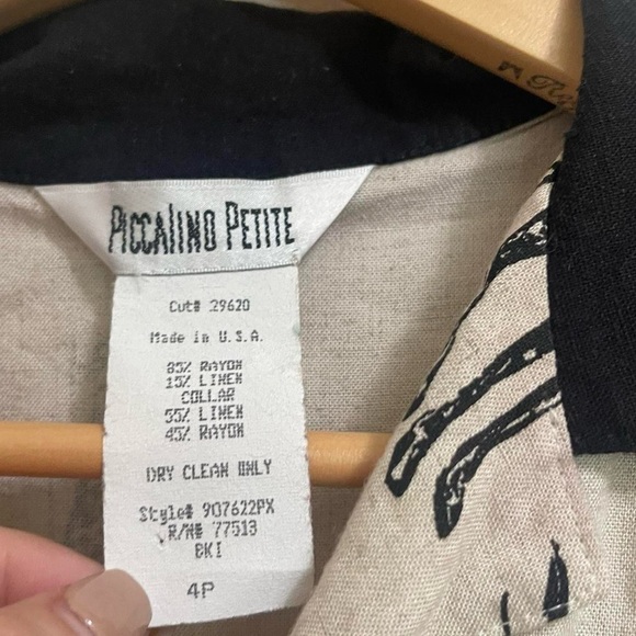 Vintage 70s giraffe print button up short sleeve shirt - Picture 2 of 4